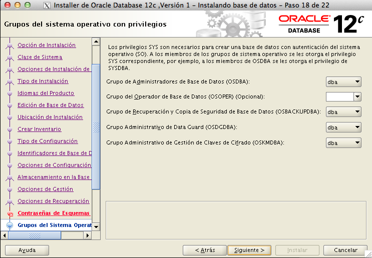 instalacion oracle 12c paso 18